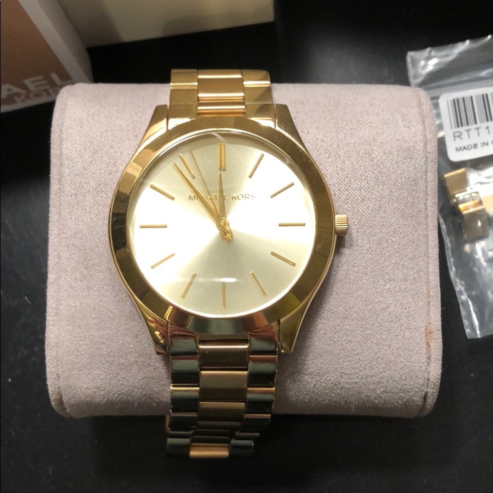 Gold Womens Michael Kors watch new condition